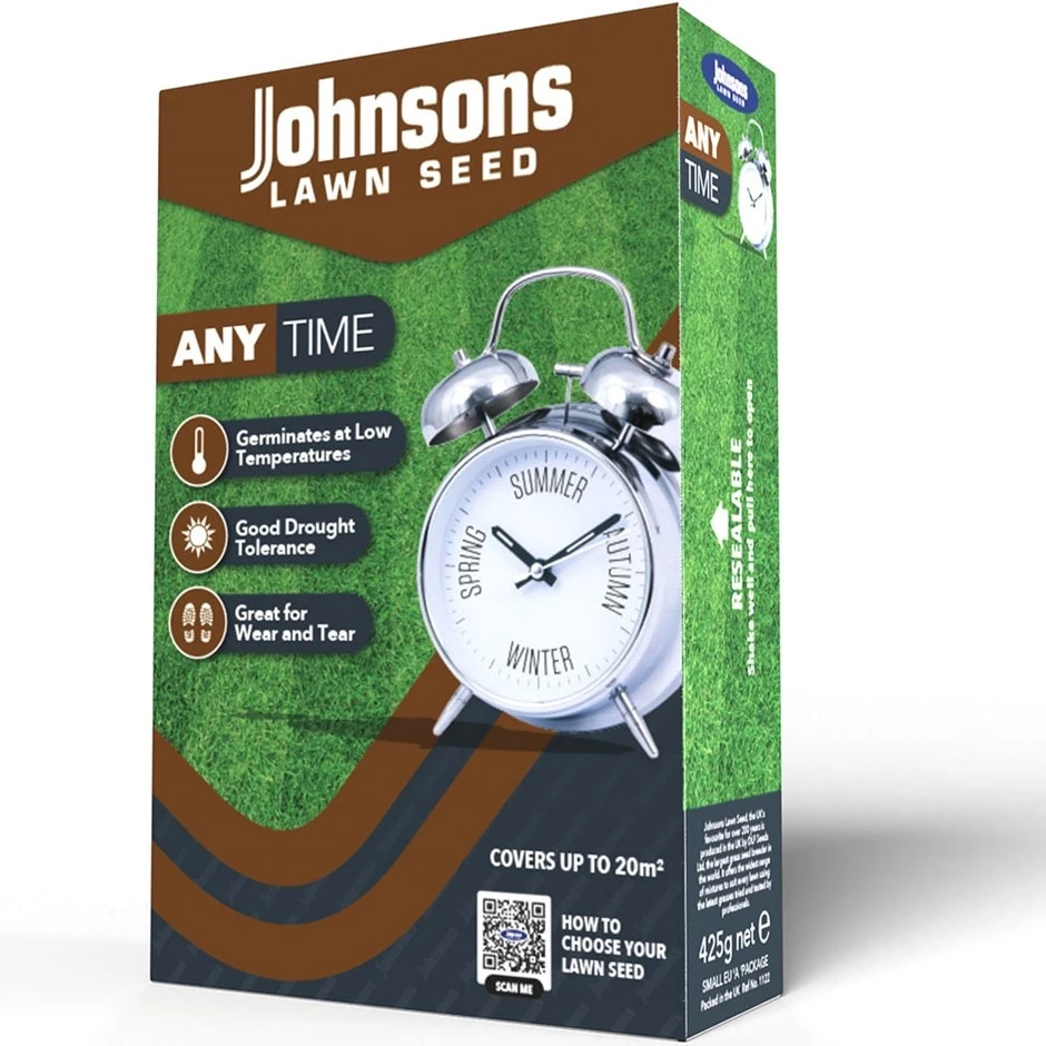 Johnsons Any Time Lawn Seed 3 Johnsons Any Time Lawn Seed