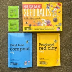 Seedballs Make Your Own Native Flowers Seedbombs Kit